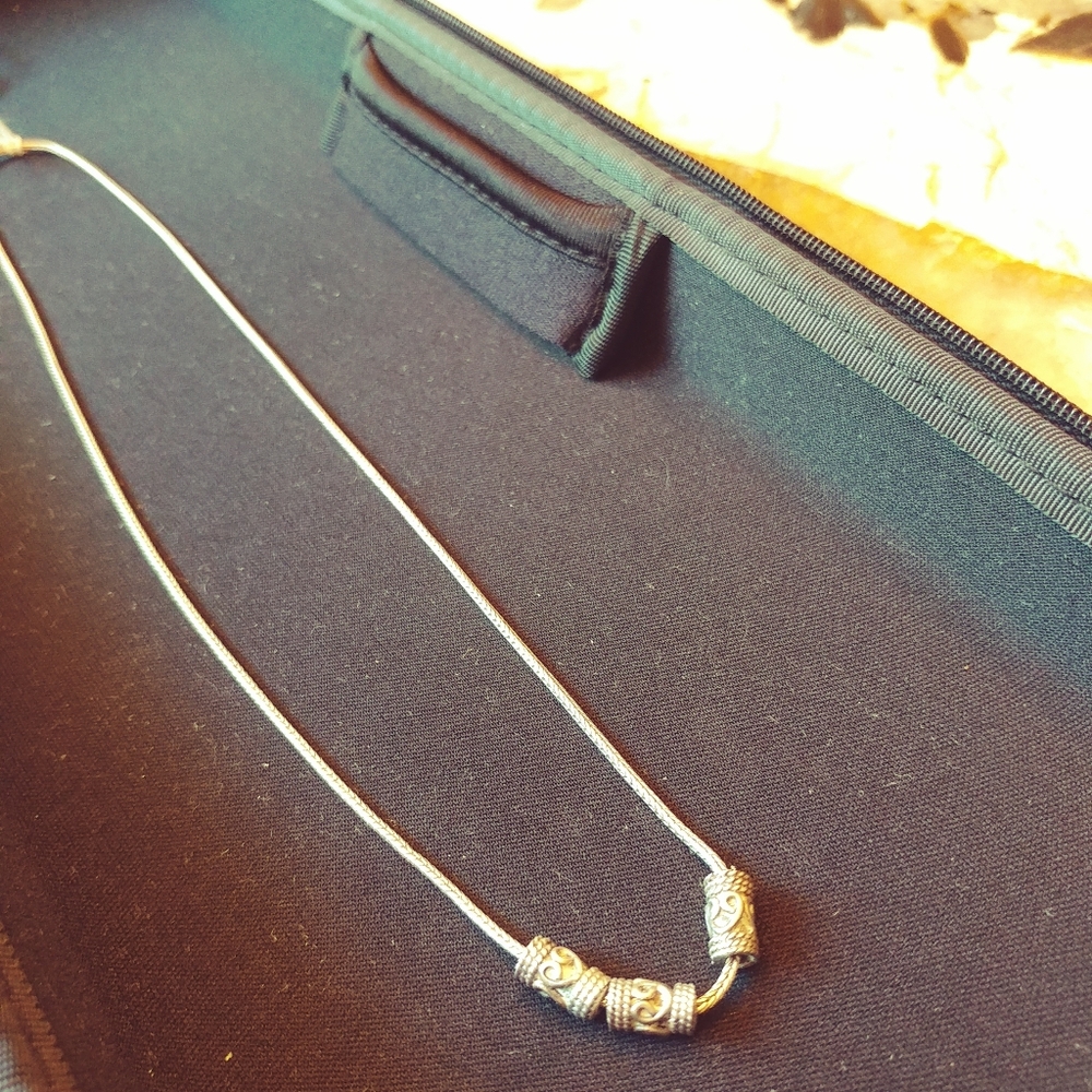 Sterling Charm Necklace
